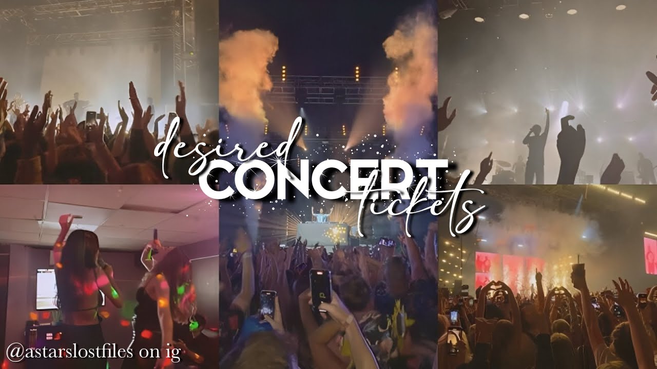ੈ✩desired concert tickets.ೃ࿐ subliminal // manifest desired concert experience*ೃ༄