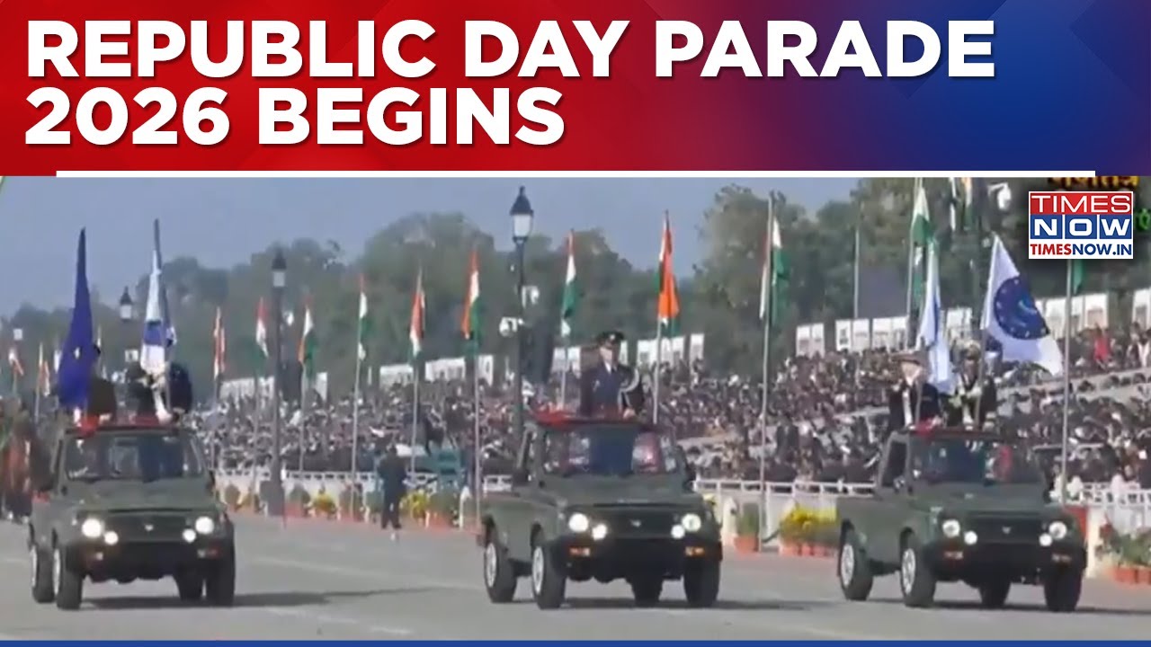 Republic Day Parade 2026 Gets Underway At Kartavya Path | Watch Stunning Visuals