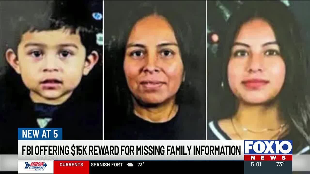 FBI offering $15k reward for missing Theodore family
