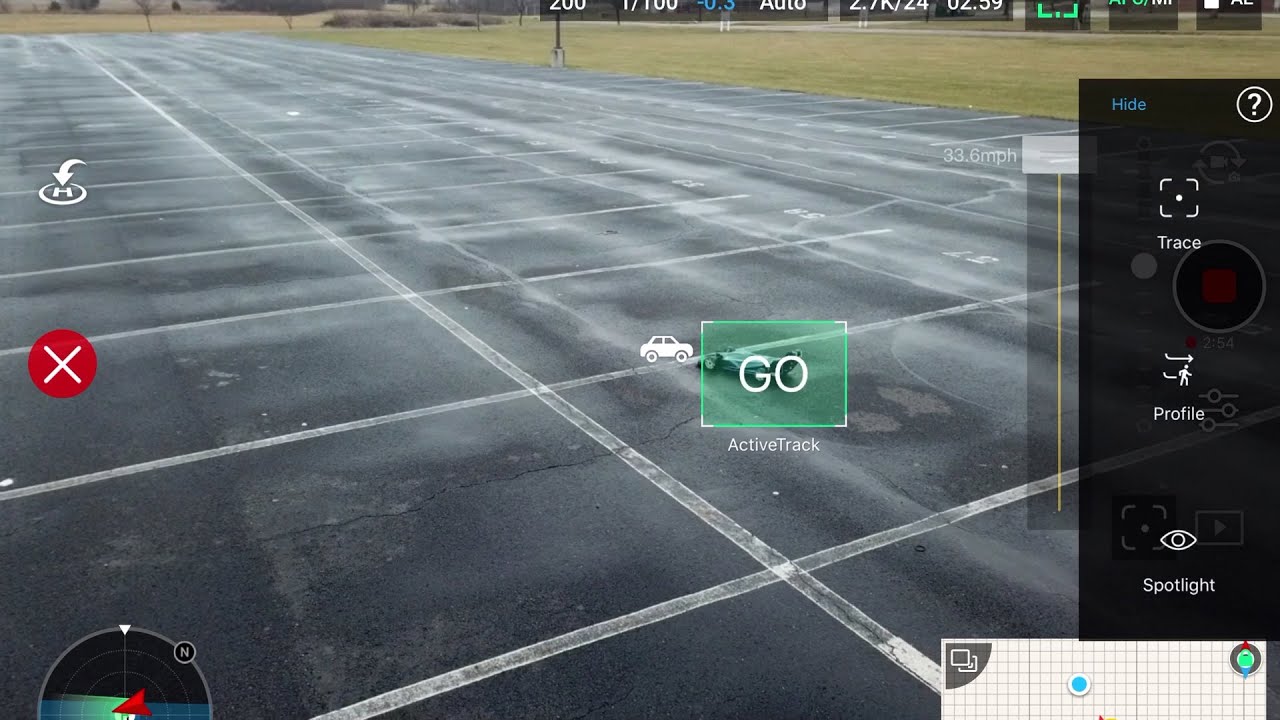 DJI Mavic Pro Active Track Test With The Arrma Limitless And HoBao RC Car