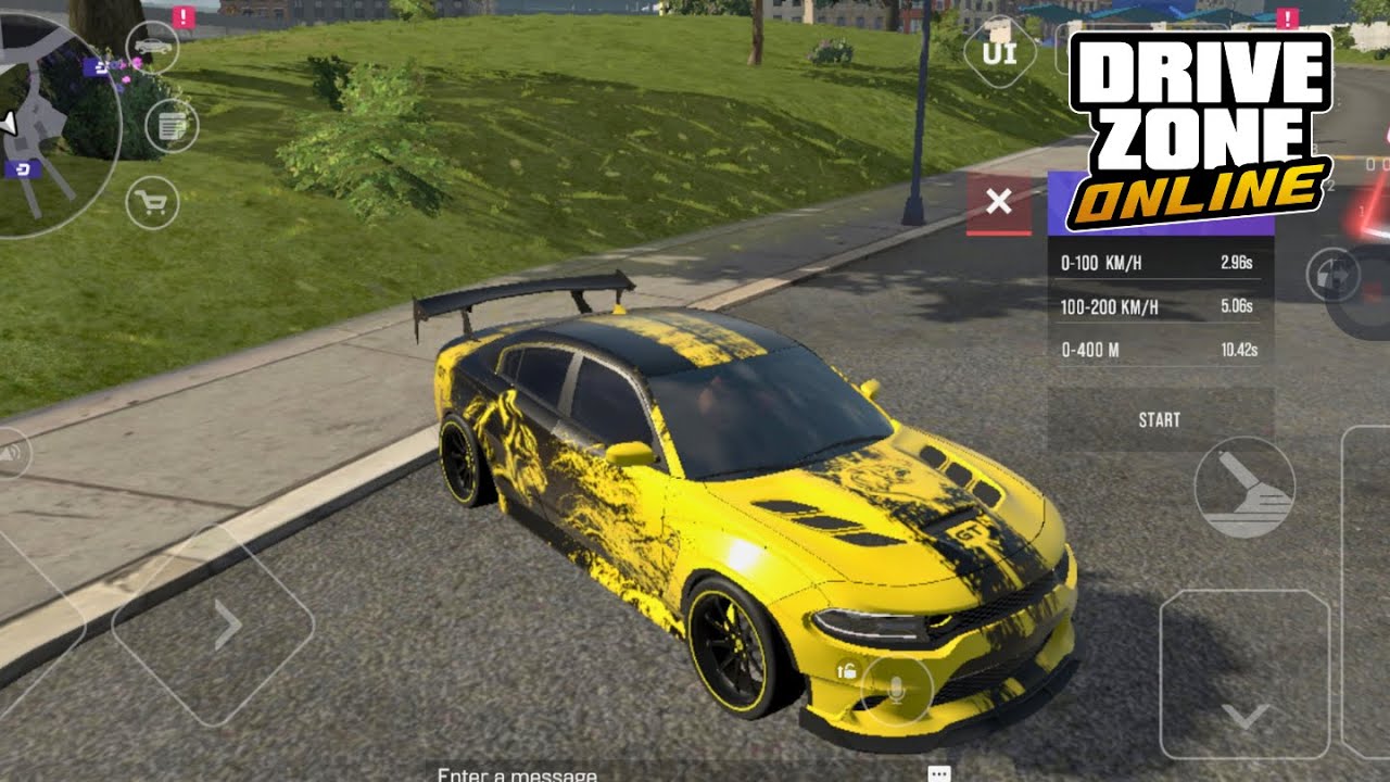 Dodge Charger Max Speed Test Racing Driving Open World Game | Drive Zone Online Gameplay