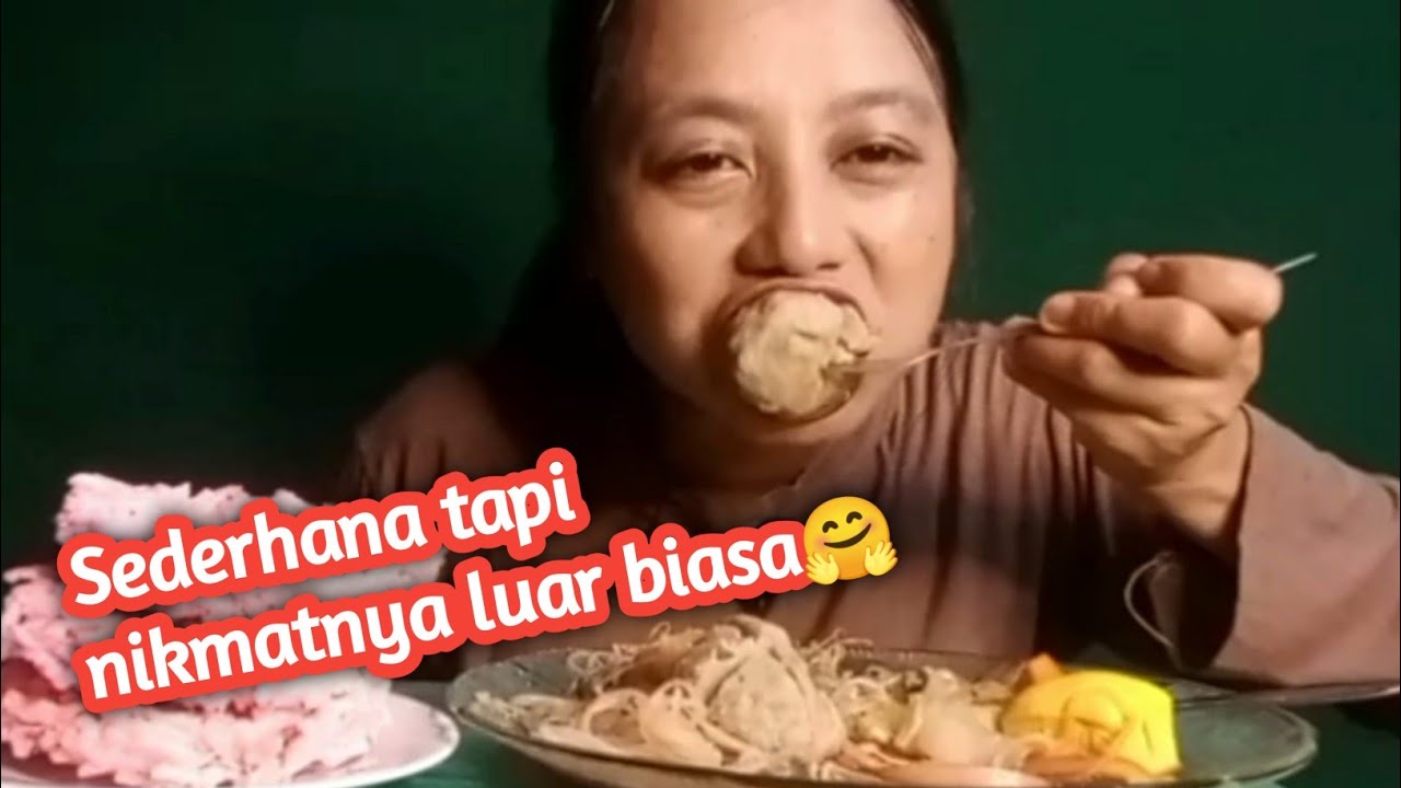 Mukbang baso soun toge tahu pake cabe‼️