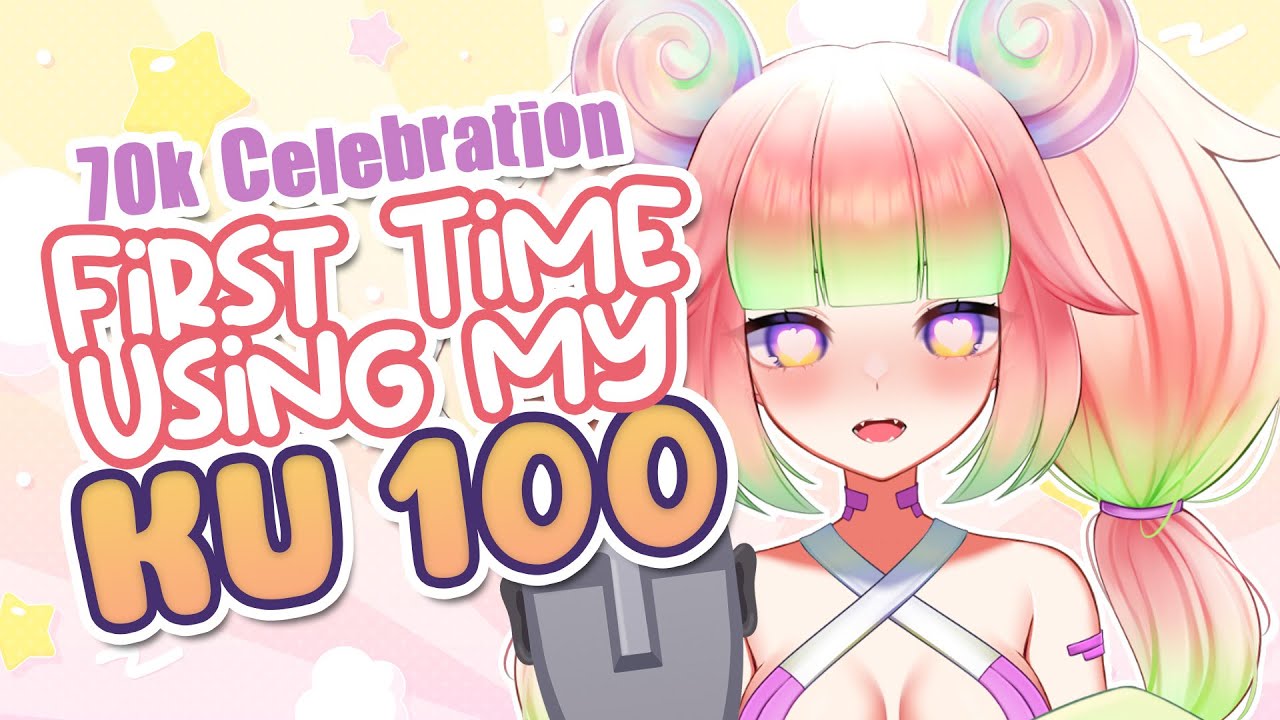 KU100 FIRST TIME EVER ASMR 【70k Celebration】