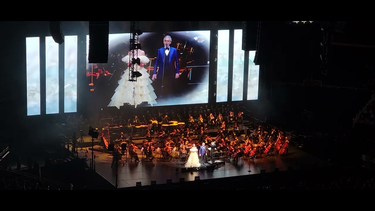 Canto Della Terra by Andrea Bocelli and Loren Allred. Believe Tour in Orlando Florida 2021.