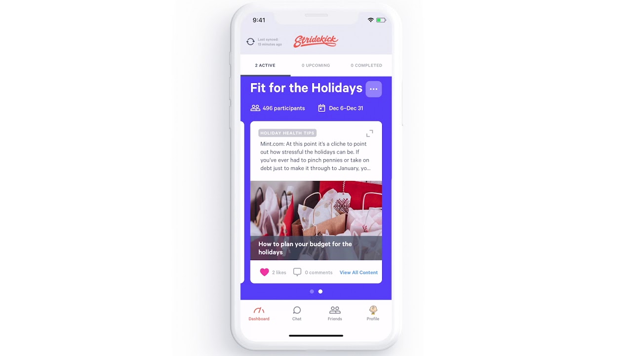Welcome to Stridekick!