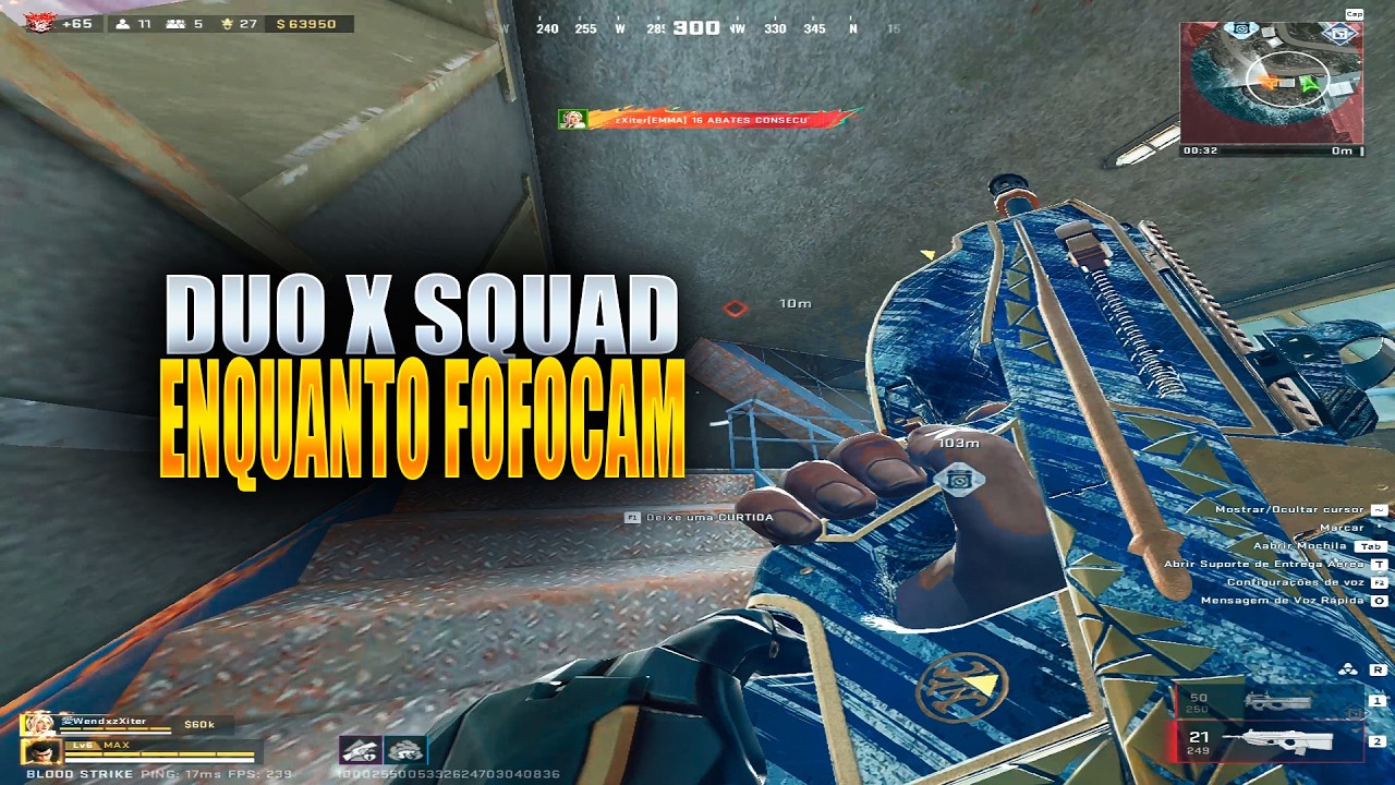 FOFOCANDO NA CALL e fazendo 53 KILLS - DUO X SQUAD