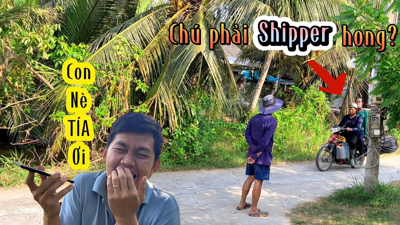 Tạo giả làm Shipper troll TÍA GIÀ cười bể bụng