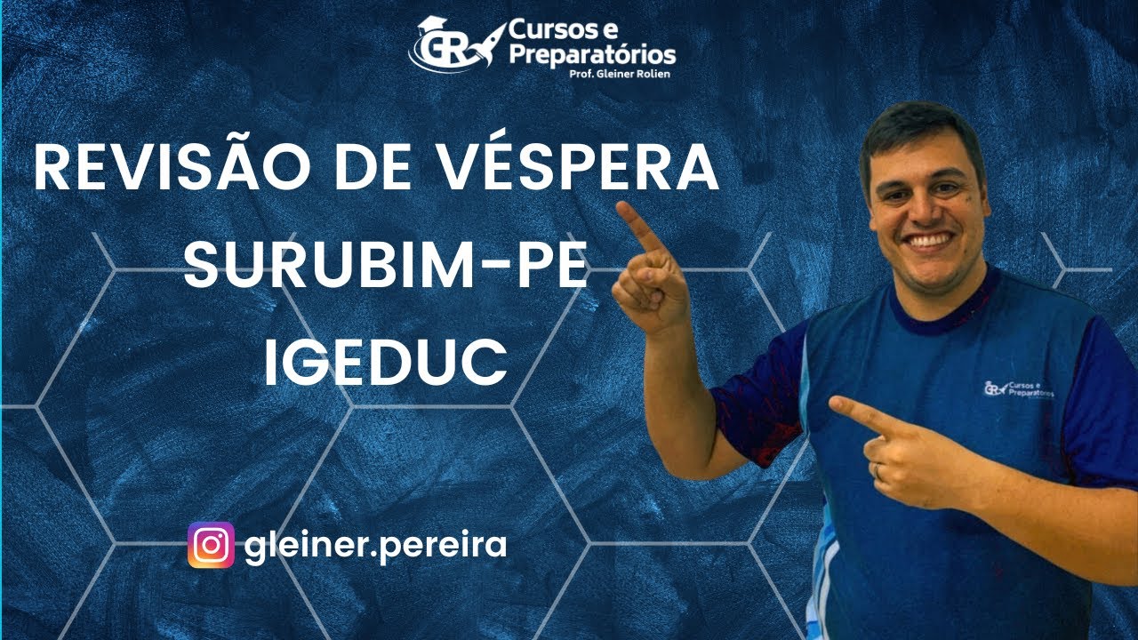 REVISÃO DE VÉSPERA SURUBIM - PE