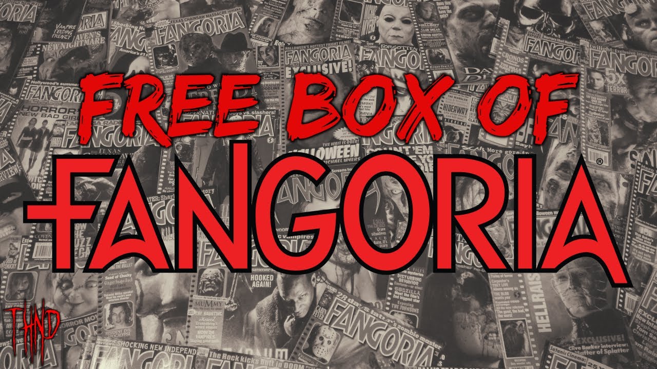 Received A Free Box of Fangoria Magazines!