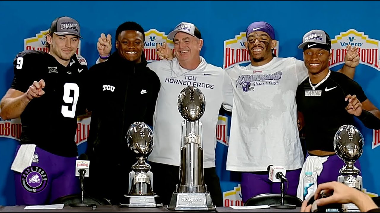 Послематчевое шоу Frogs Today Alamo Bowl, представленное Texit Coin, | Победа в овертайме со счет...