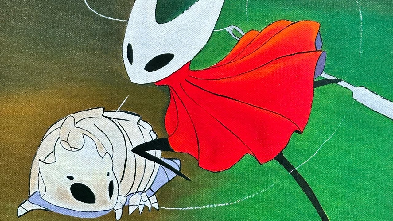El Arte en Silksong / Óleo sobre lienzo. Pintura V serie II. 