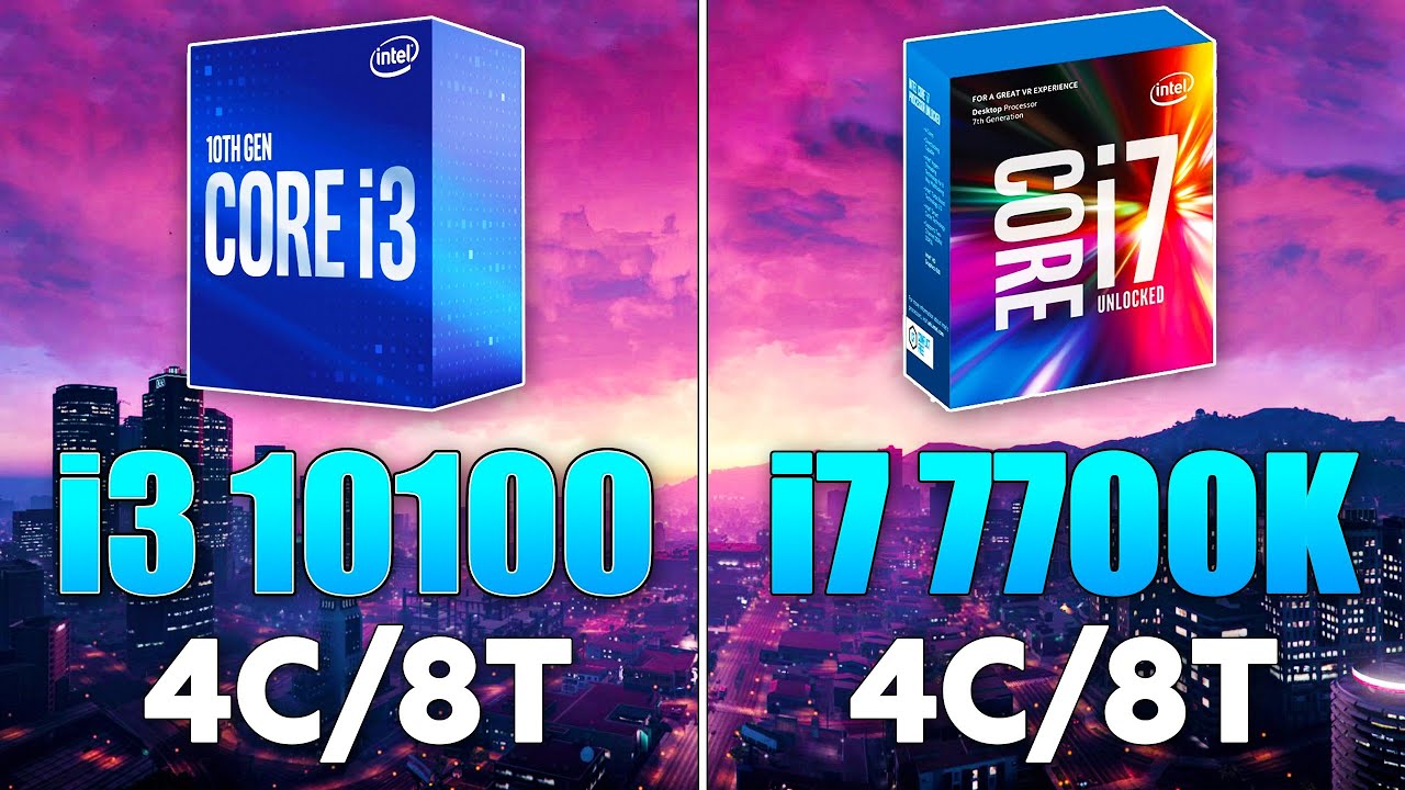 i7 7700K vs i3 10100 Test in 10 Games