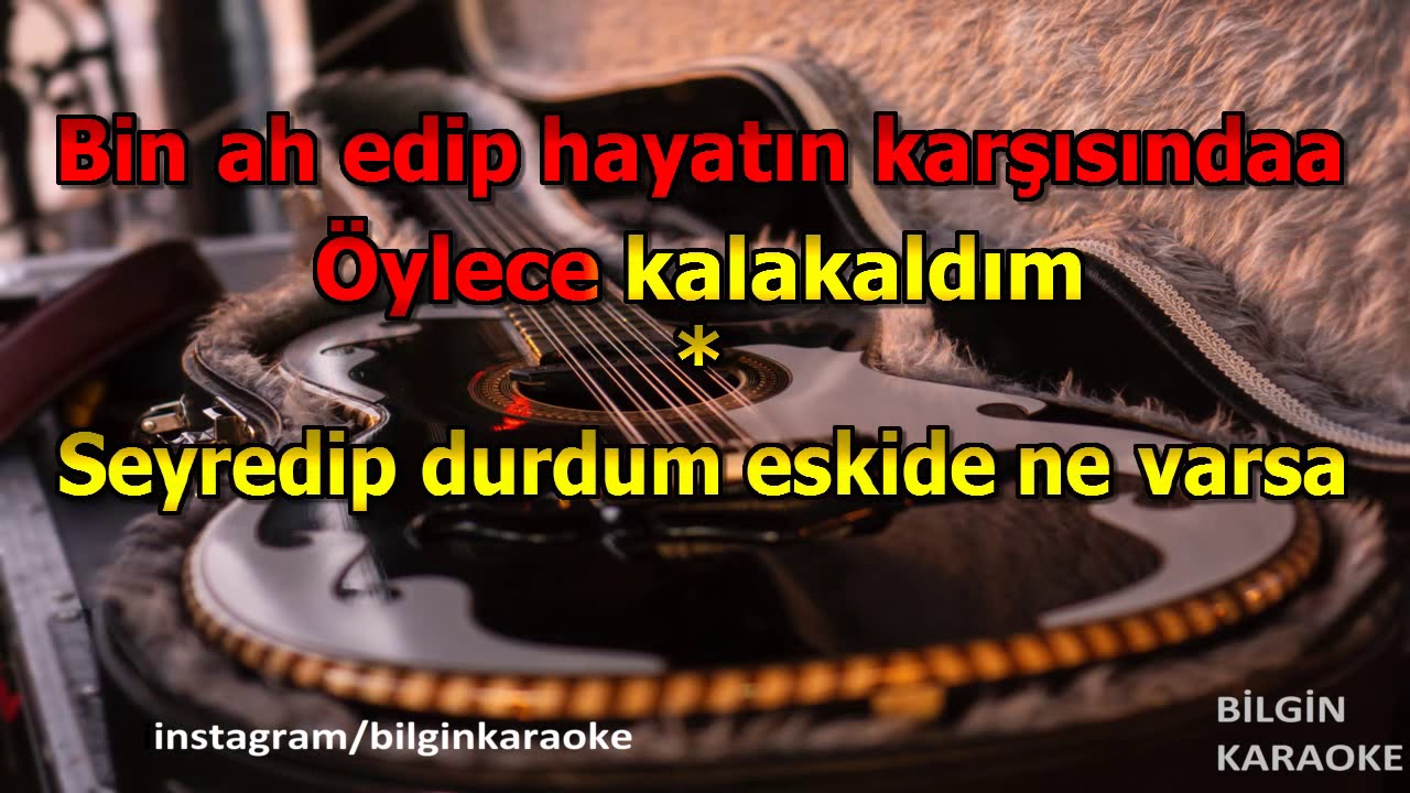Simge - Yalnız Başına (Karaoke) T&uuml;rk&ccedil;e