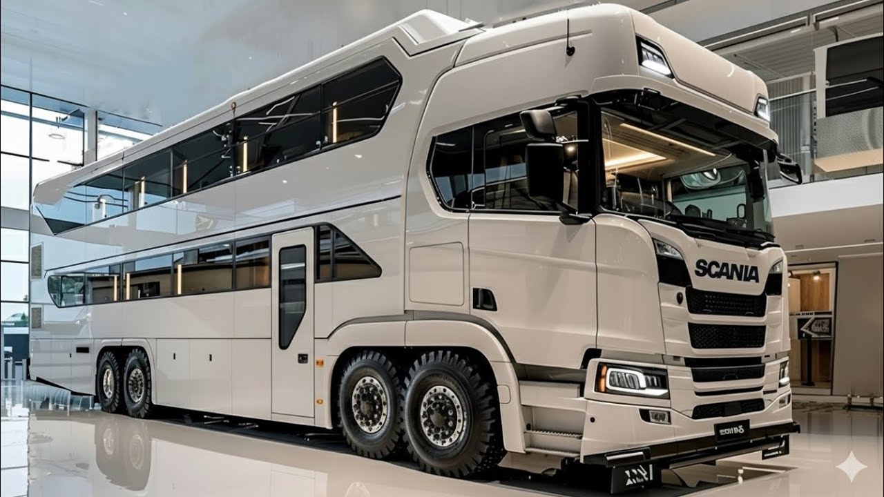 2026 Scania Mega Deck 8×8 Review | The Ultimate Heavy-Duty Beast of the Road!
