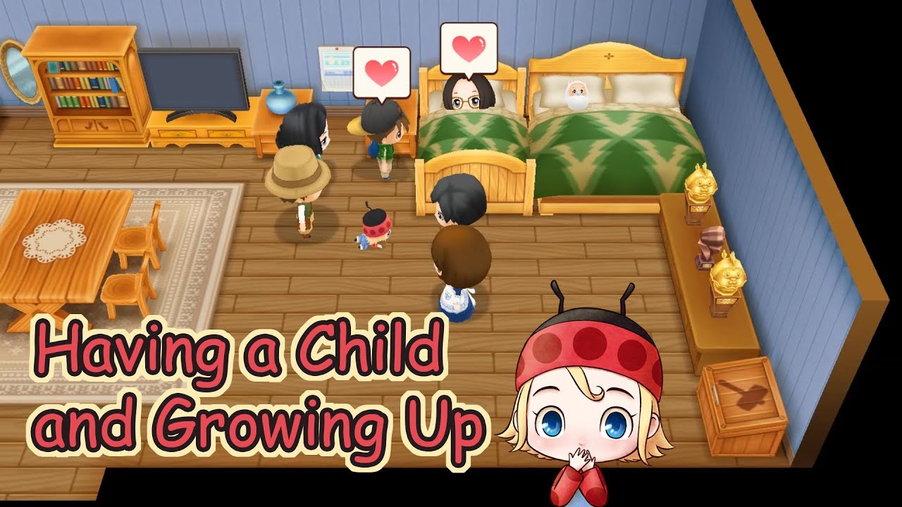 Having a Child and Growing Up | Story of Seasons Friends of Mineral Town