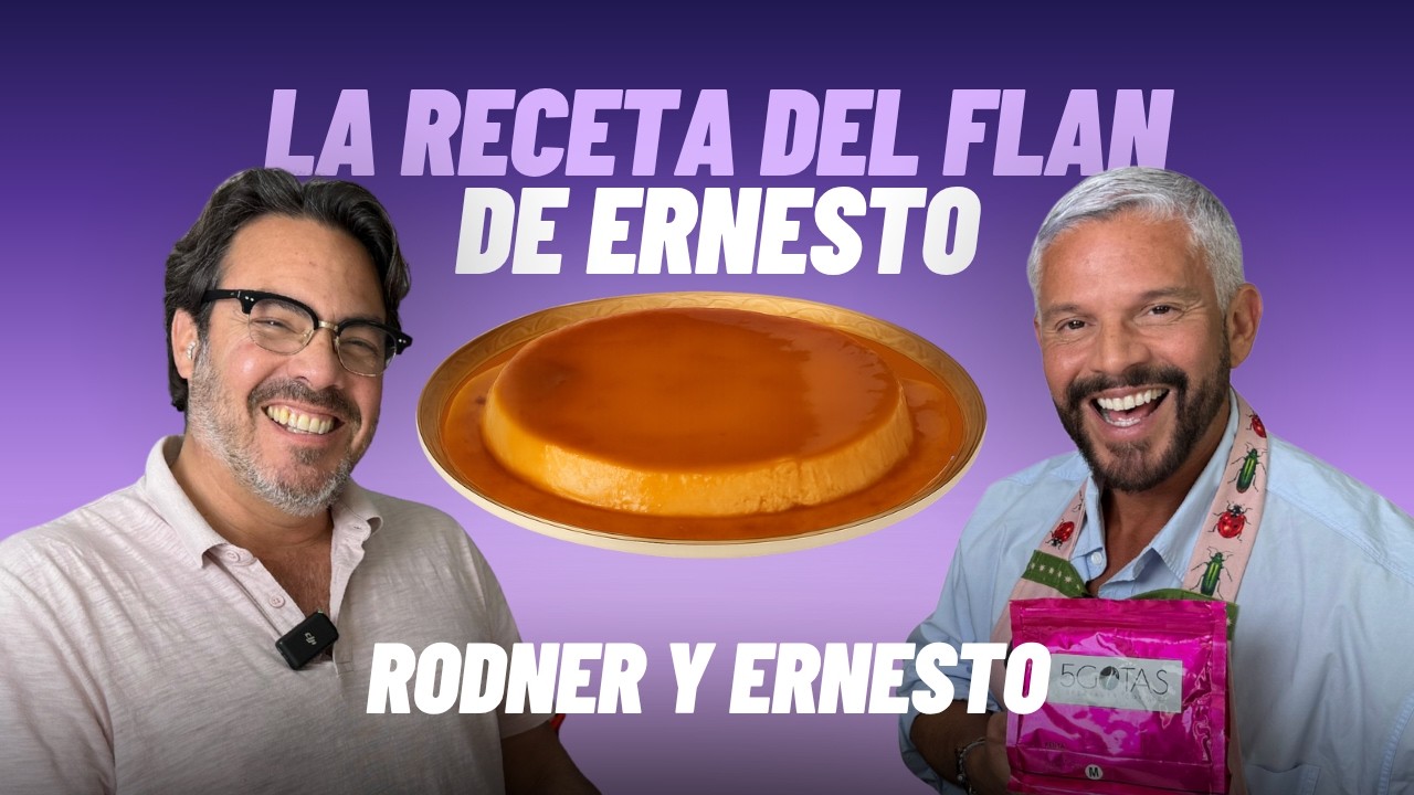 Ernesto revela la RECETA DEL FLAN CON CAFÉ de su bisabuela 🍮  Rodner Figueroa