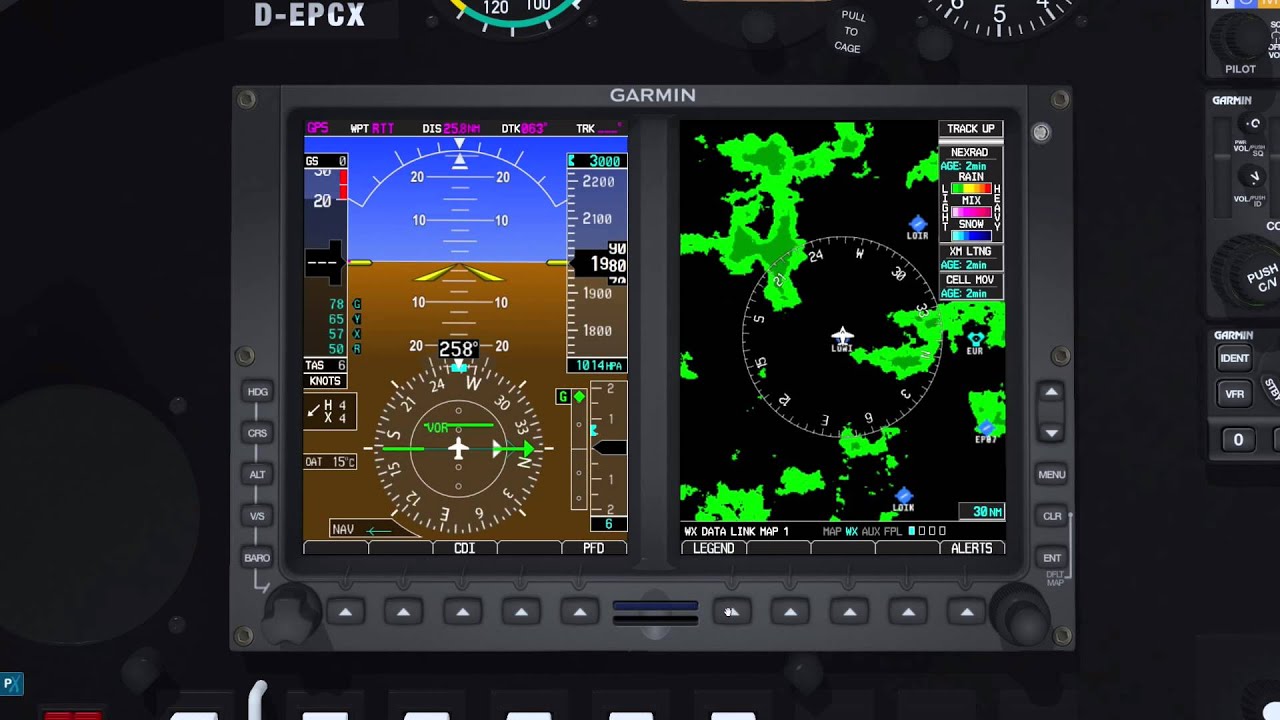 Demo of the Garmin G500 Adoption for the Picus X Aquila A211G for X-Plane&reg;