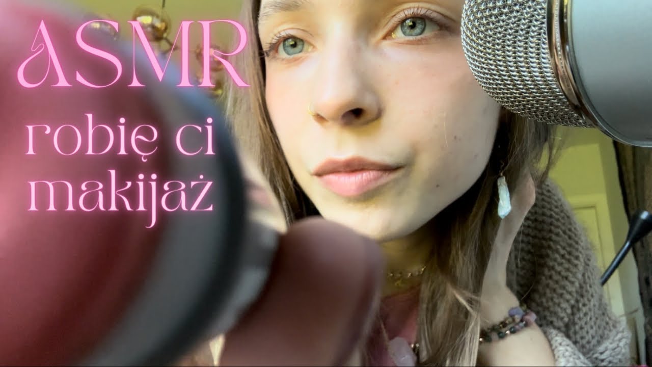 ASMR • robię Ci makijaż 💋 (dźwięki ust, stukanie, szeptanie) • ASMR po polsku ✨