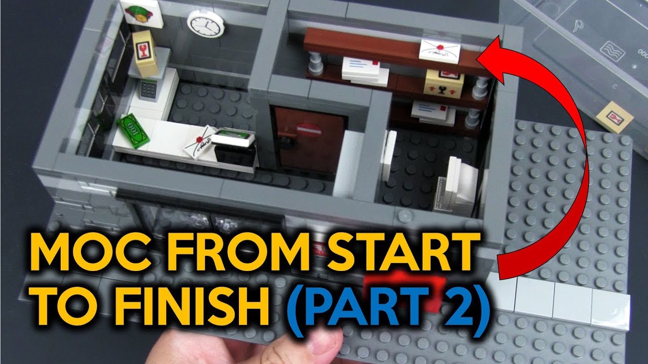 LEGO Post Office - Building a MOC from Start to Finish (Part 2)