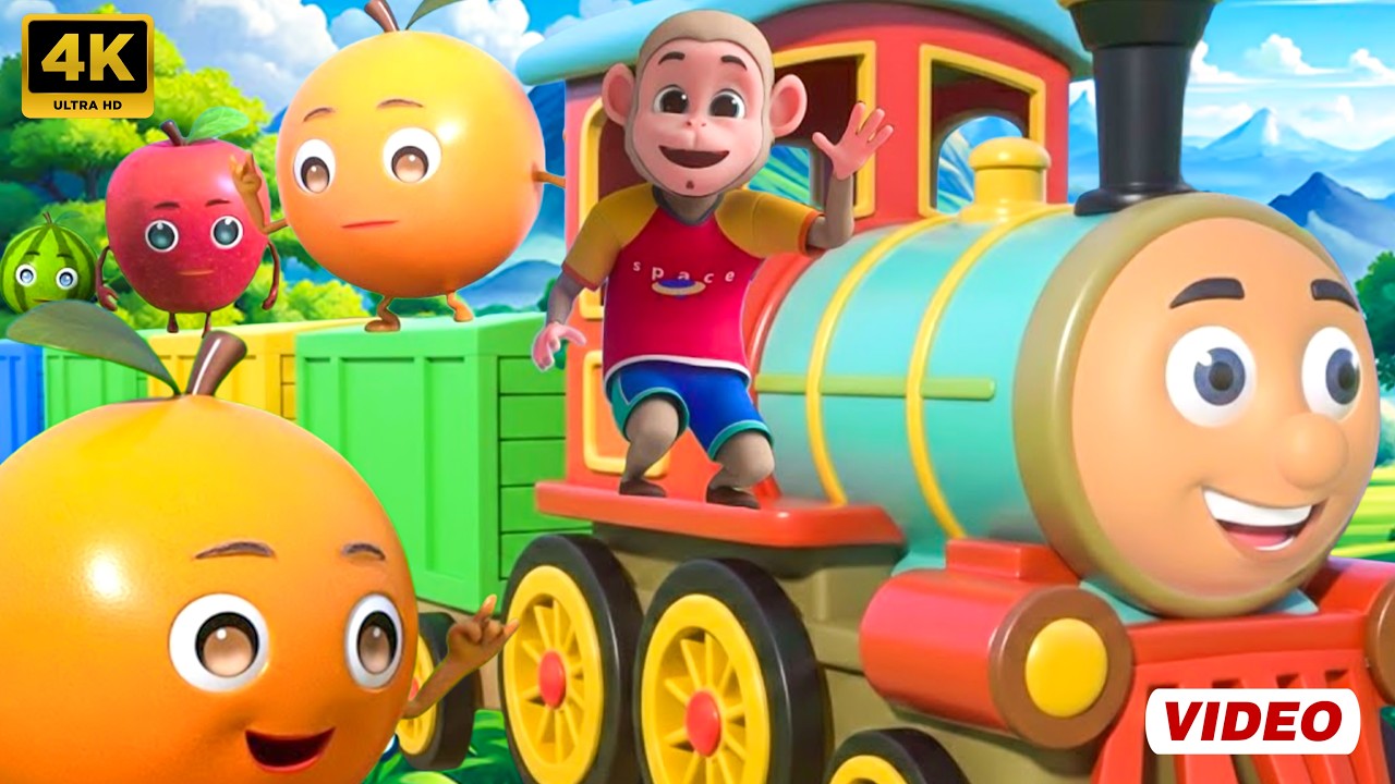 फलों की रेलगाड़ी (छुक छुक रेलगाड़ी) और मनोरंजन से भरपूर राइम्स | Fruits Train | Anshika Rhymes