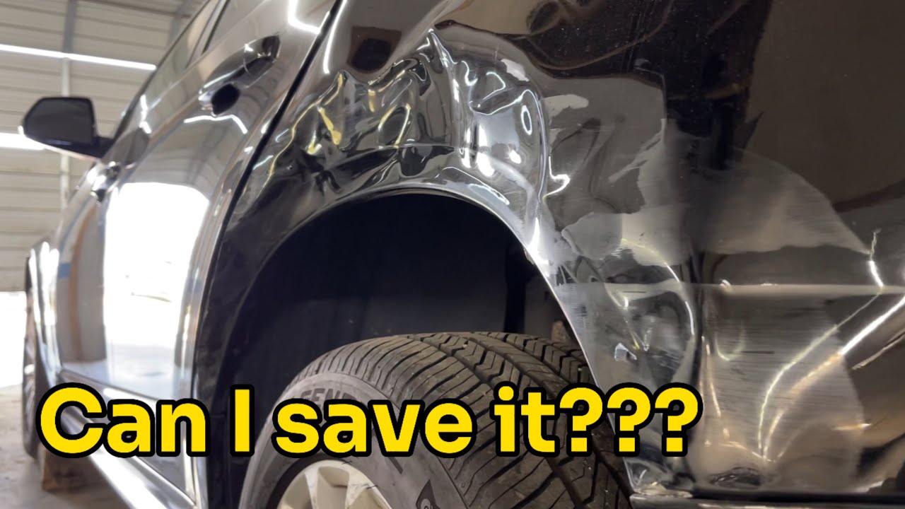 Maxi Dent Puller Saves The Day: Fixing A Smashed Quarter Panel!