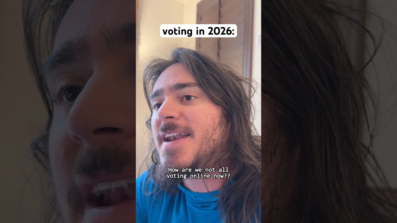 why we don&rsquo;t vote online yet&hellip; #shorts #comedy #funny