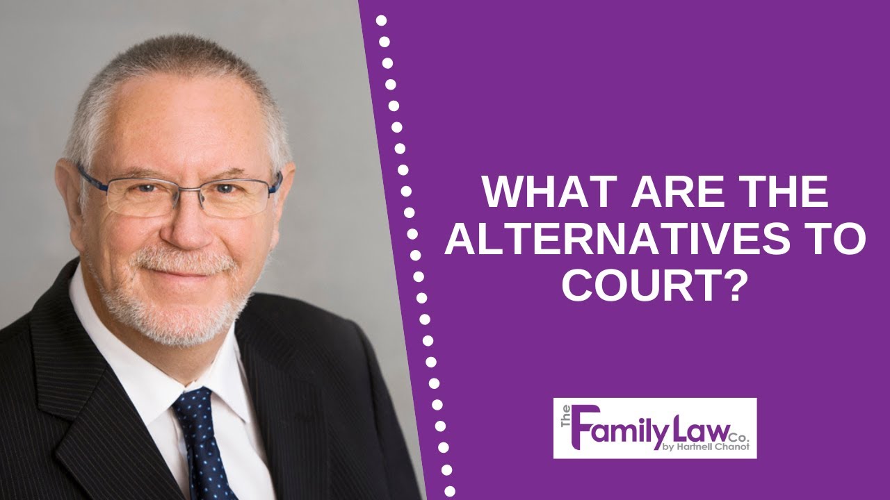 What are the alternatives to court in family dispute resolution?