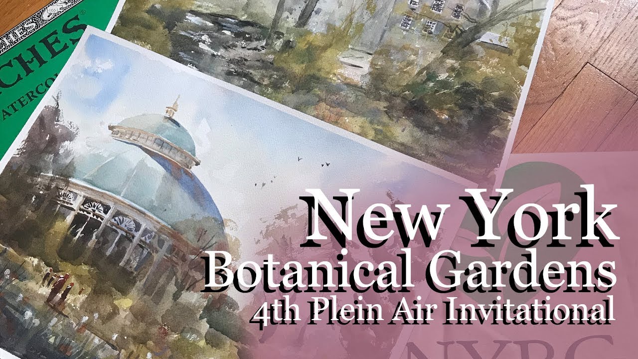 New York Botanical Gardens 4th Plein Air Invitational | Met Museum of Art Travel Vlog