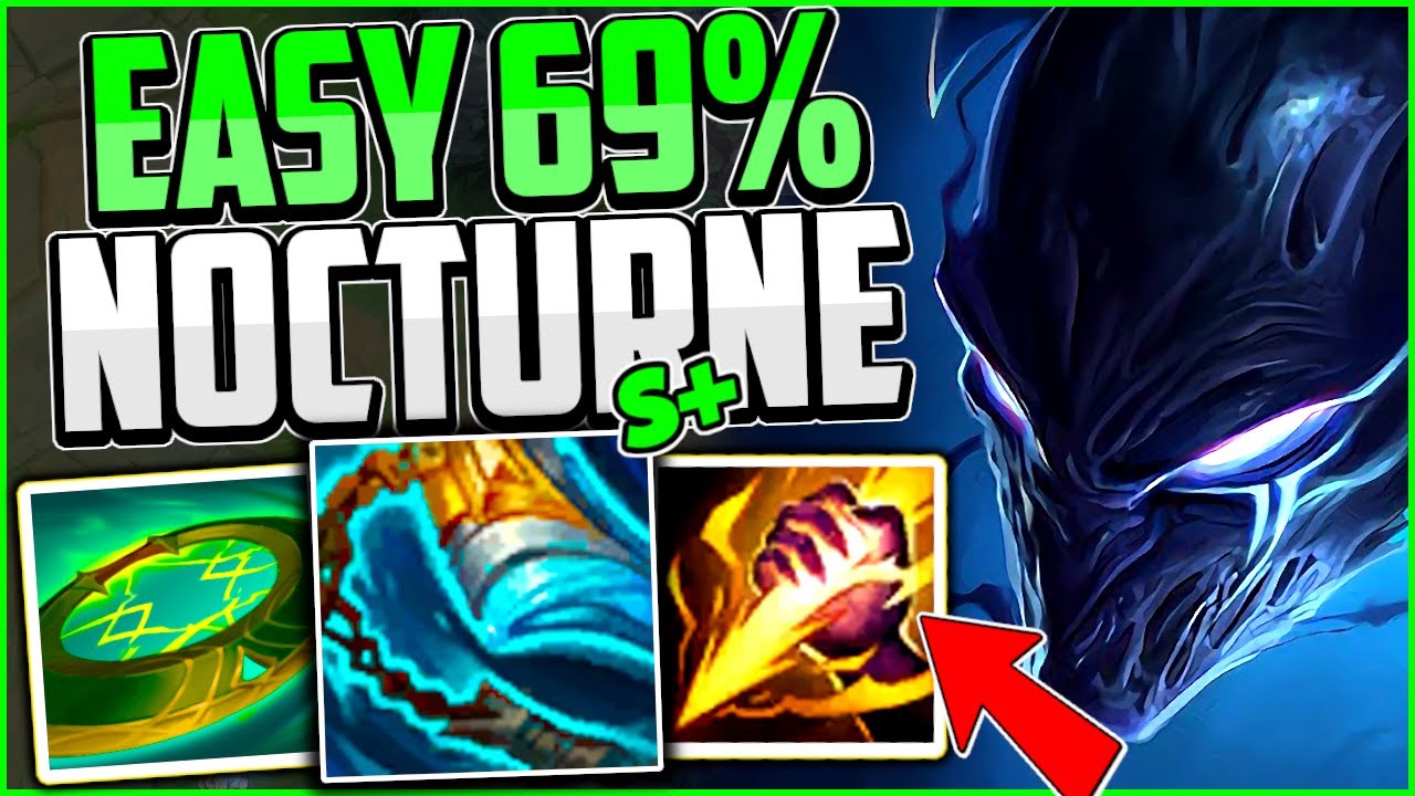 EASY 69% WR NOCTURNE JUNGLE BUILD GIVES HIM 20s ULTIMATES - Nocturne Guide S12 League of Legends