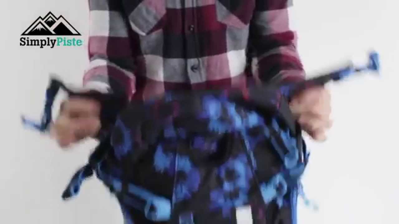 Dakine Womens Heli Pack 11L Blue Flowers - www.simplypiste.com