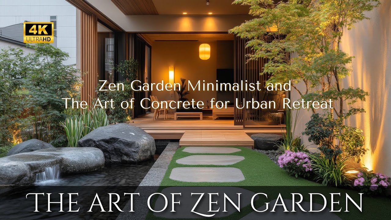 Zen Garden and The Art of Concrete: Minimalist Patio Designs for Modern Urban & Backyard Retreats