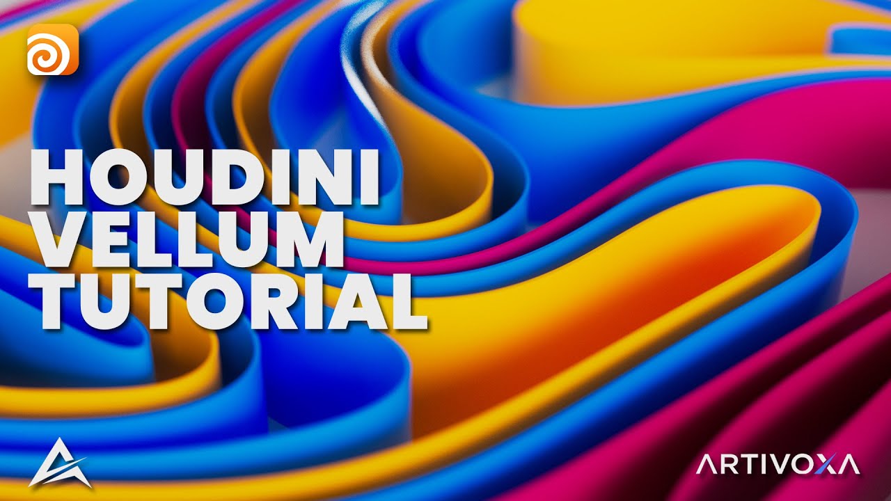 Houdini Tutorial | BEGINNER CLOTH WRAP SIMULATION