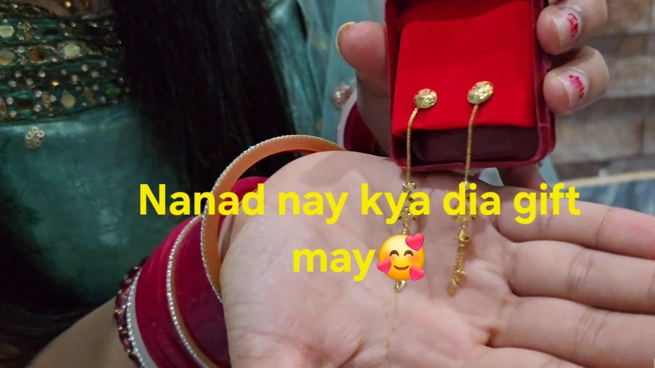 Gift and jewellery collection ✨️ 😍 kisney Kya gift diya ❤️
