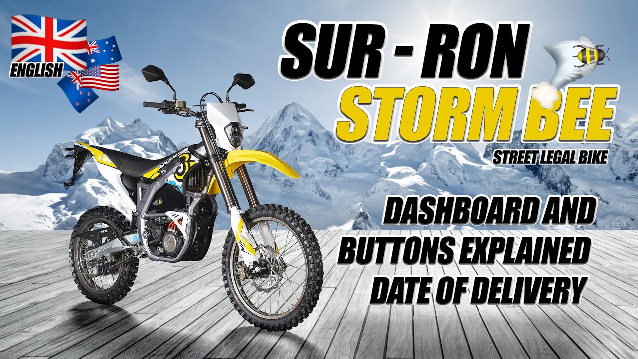 Sur-Ron STORM BEE 🌪️🐝 First Info. Dashboard and buttons explained. Date of delivery.