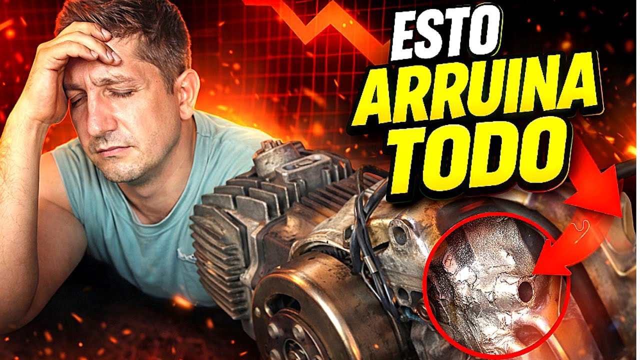 Compré una moto winner 4tc 100cc barata y encontré ESTO en el motor 😱 | Empezando desde cero #2