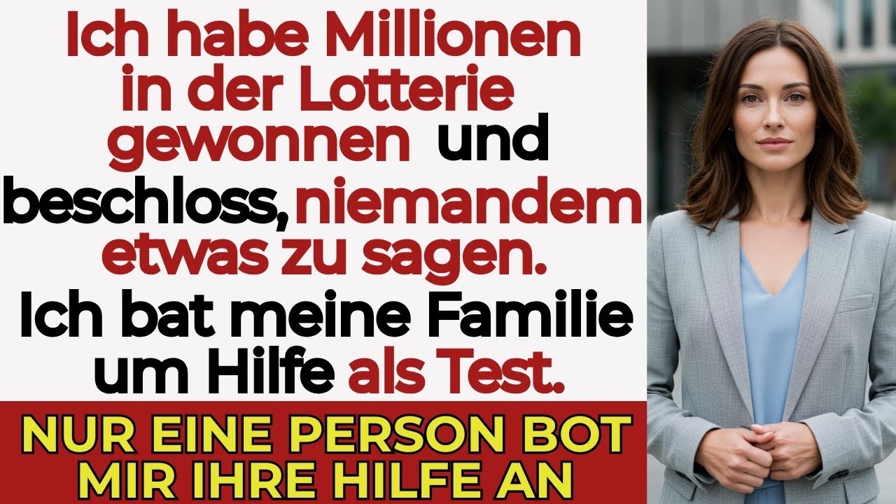 „Ich gewann Millionen im Lotto und schwor, es niemandem zu sagen – bis ich Familie um Hilfe bat“