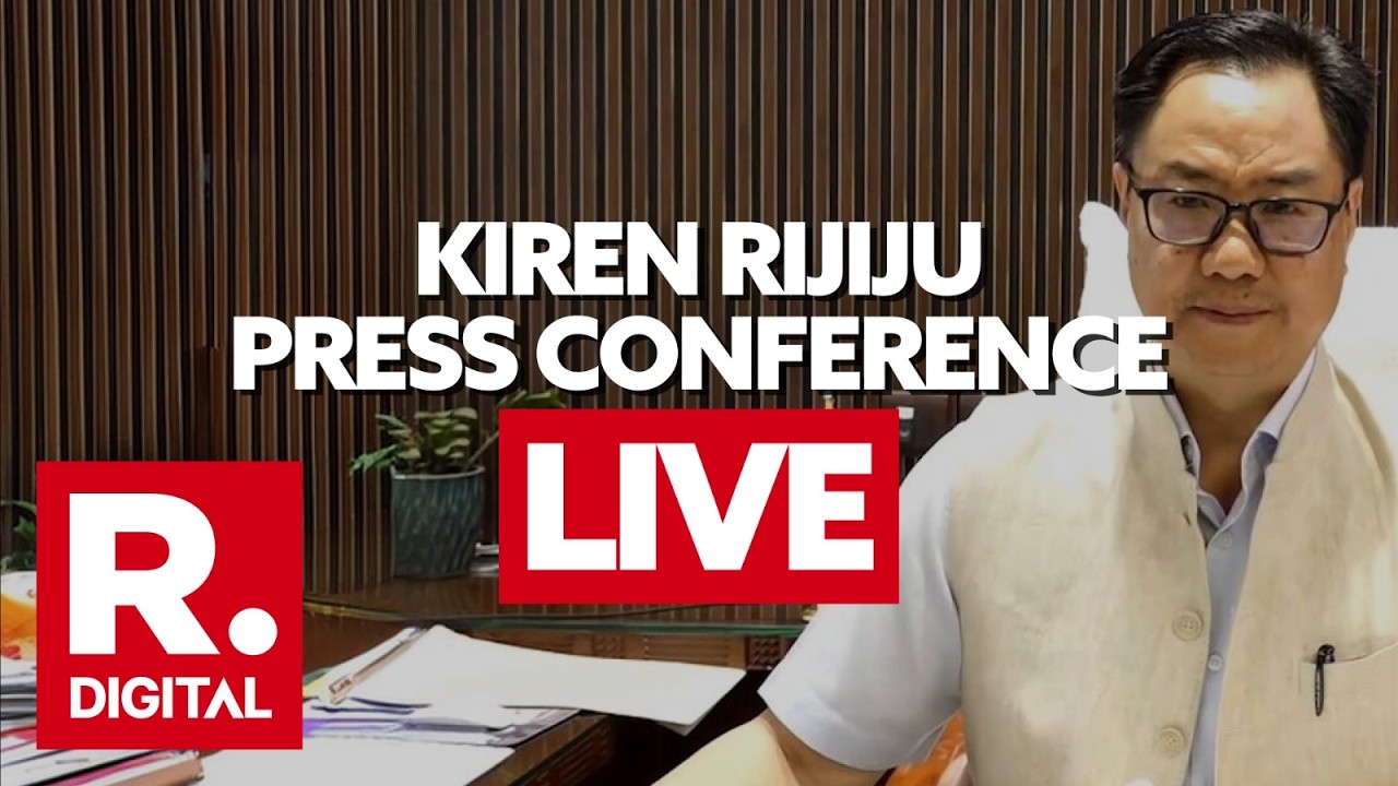 LIVE: 'PM Modi Assures Arrests In Paper Leak': Kiren Rijiju Briefs Media On NDA 'Mangal Milan' Meet