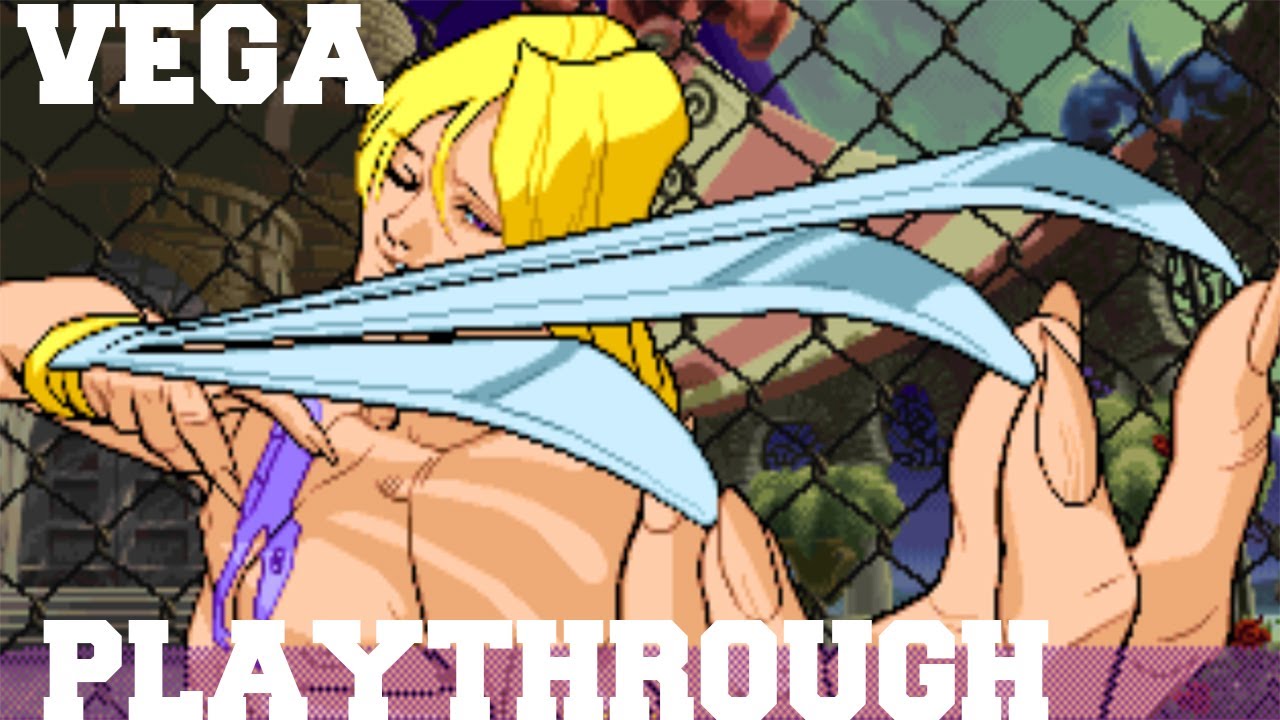 Street Fighter Alpha 3: Vega Playthrough