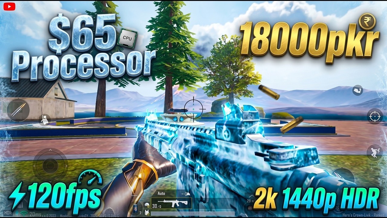 😱 $65 (18,000 PKR) Runs PUBG Mobile at 120 FPS! | 2K 1440p HDR Gameloop Test | Ryzen 5 3600
