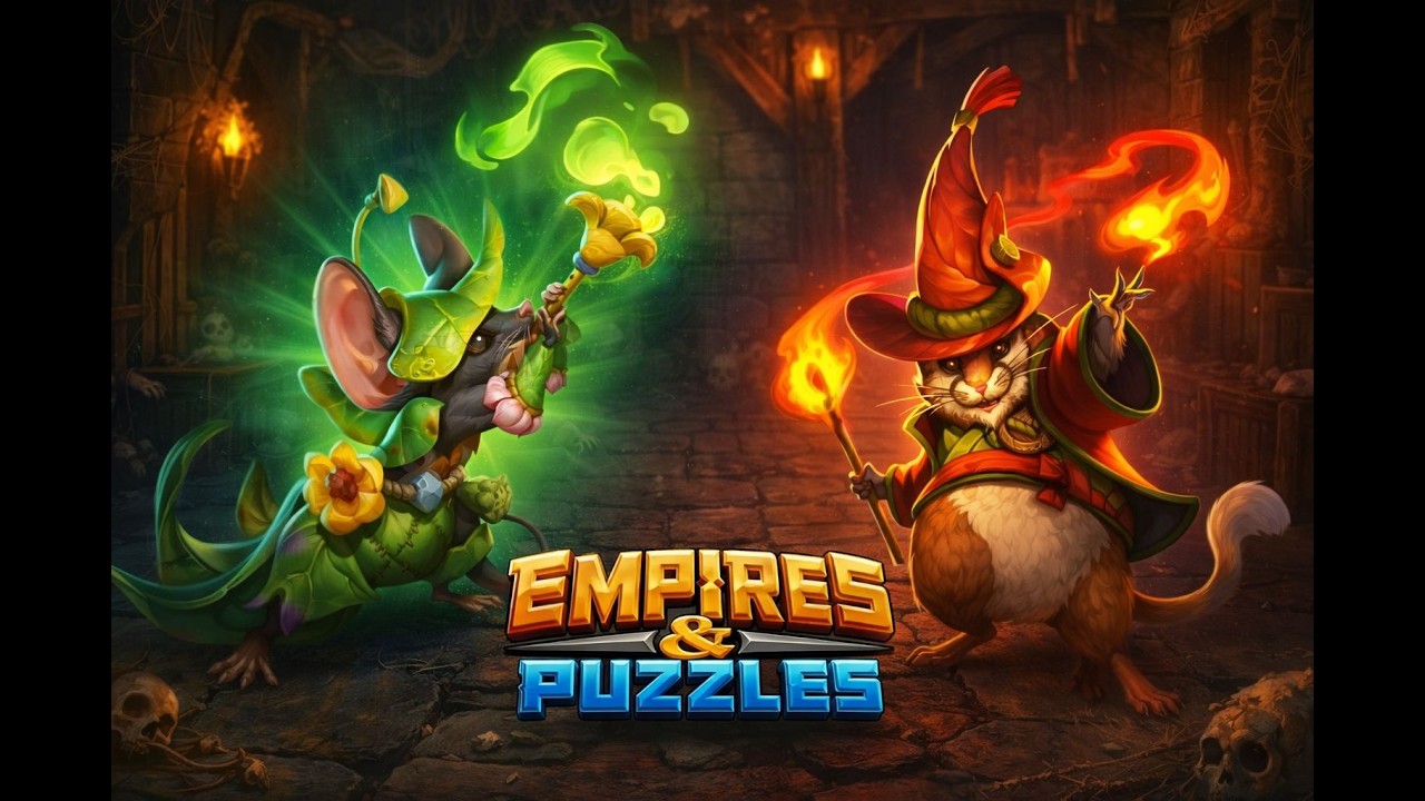 Giveaway Video #01  | NEUE Helden  |  Embertail & Sproutwhisker  |  Empires and Puzzles #sgbirthday9