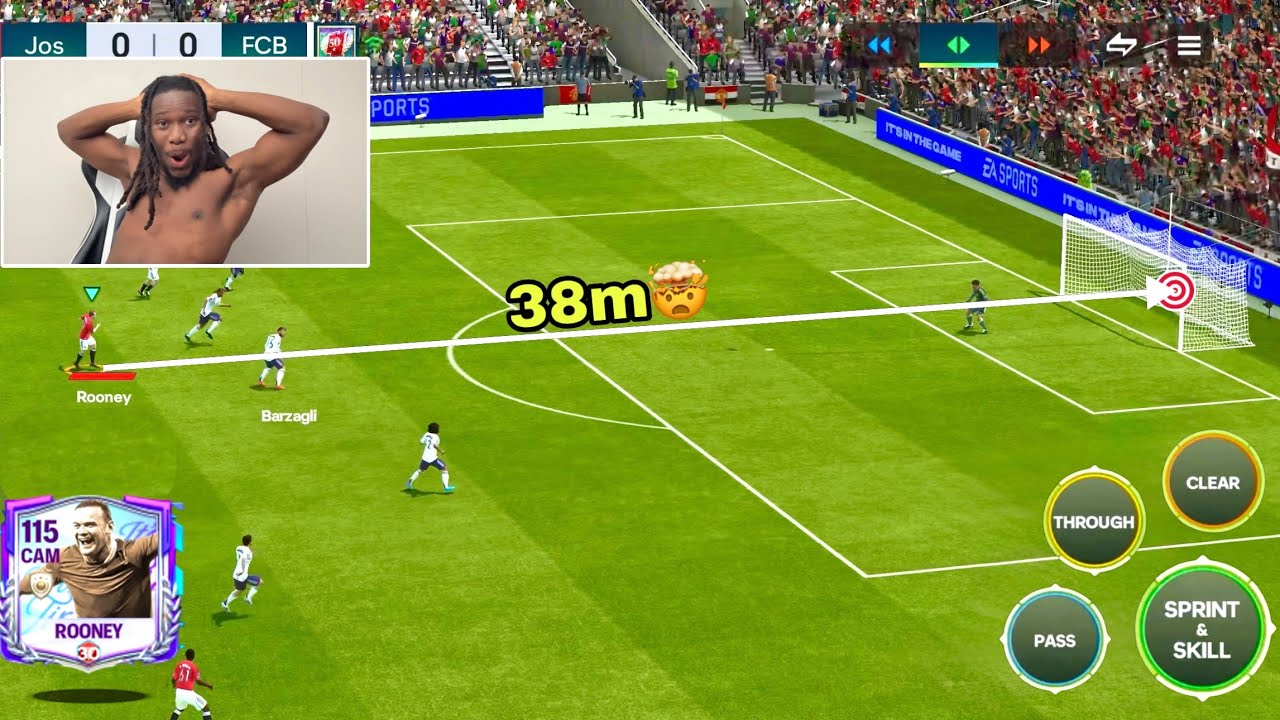 OMG🤯😱 Wayne Rooney Long Shot🚀🤯 FC 26 MOBILE
