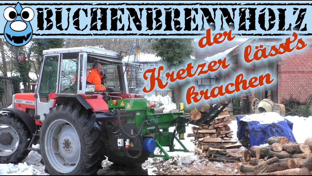 🪓Brennholz 💪‍‍der Kretzer lässt es krachen😀👍‍‍