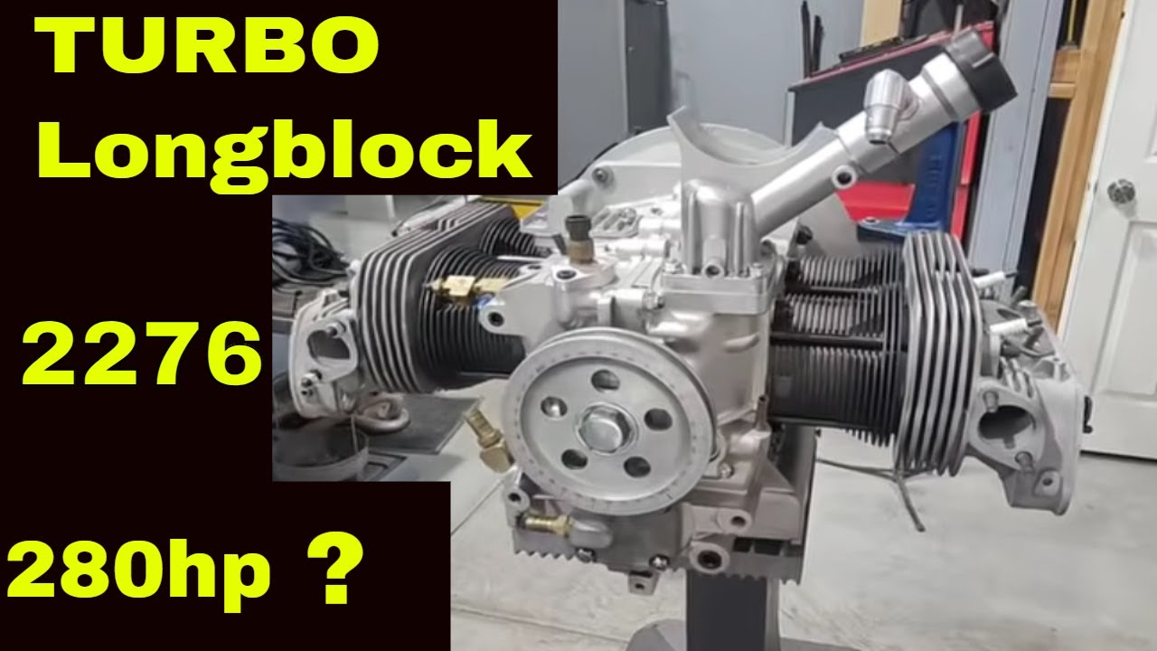 Сборка двигателя VW 2276 Turbo Long Block с воздушным охлаждением… И тут сюрприз… вот что случило...