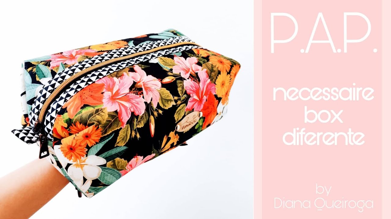 Nécessaire Box diferente mais fácil do mundo #costuracriativa #necessary #passoapasso