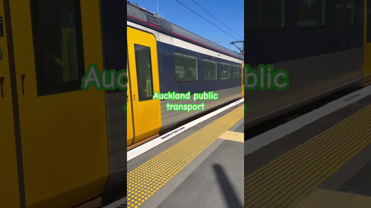 NZ public transport || Auckland train #newzealand #travel