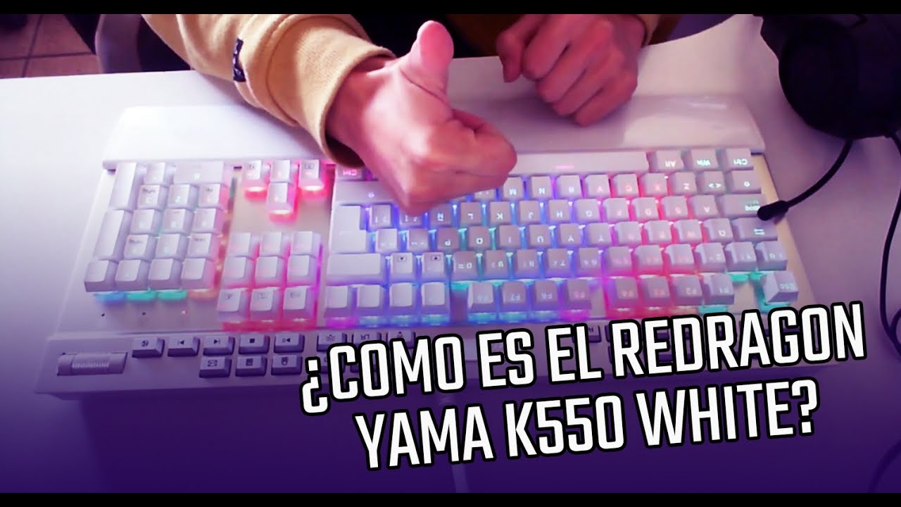 ¿Vale la pena Redragon Yama K550 White? - Unboxing, review e impresiones