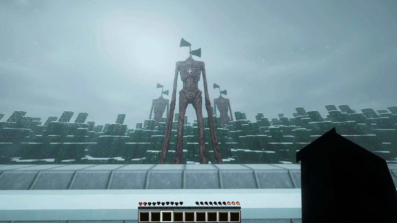 I SAW THE REAL SIREN HEAD IN MINECRAFT.