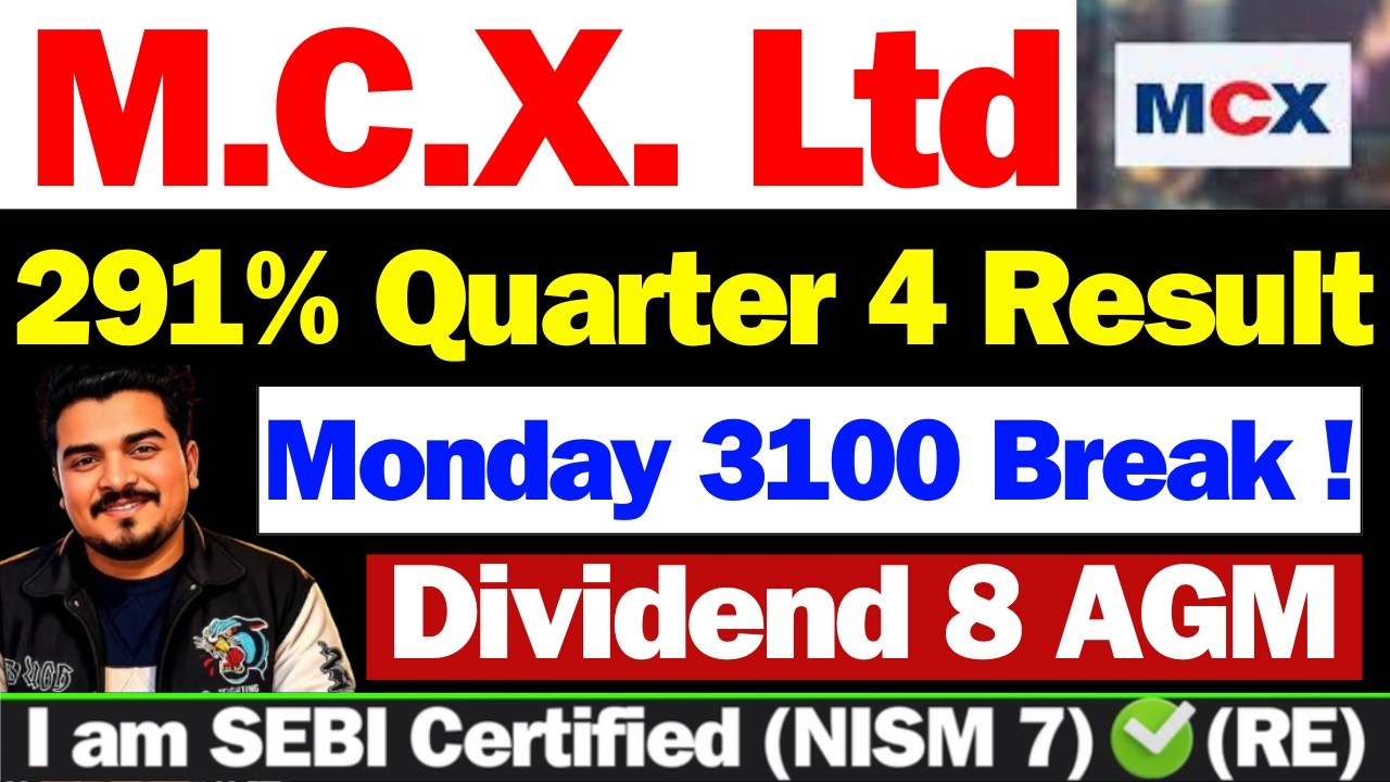 MCX Share Monday क्या होगा | MCX Share Latest News | MCX Share Latest News Today | MCX Q4 Result