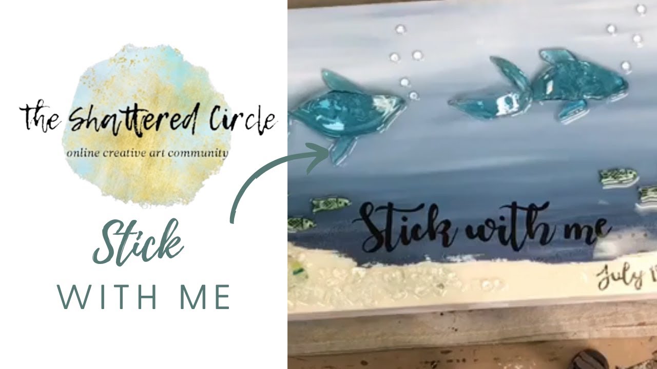 Ocean Fish (Glass & Resin Art Tutorial)