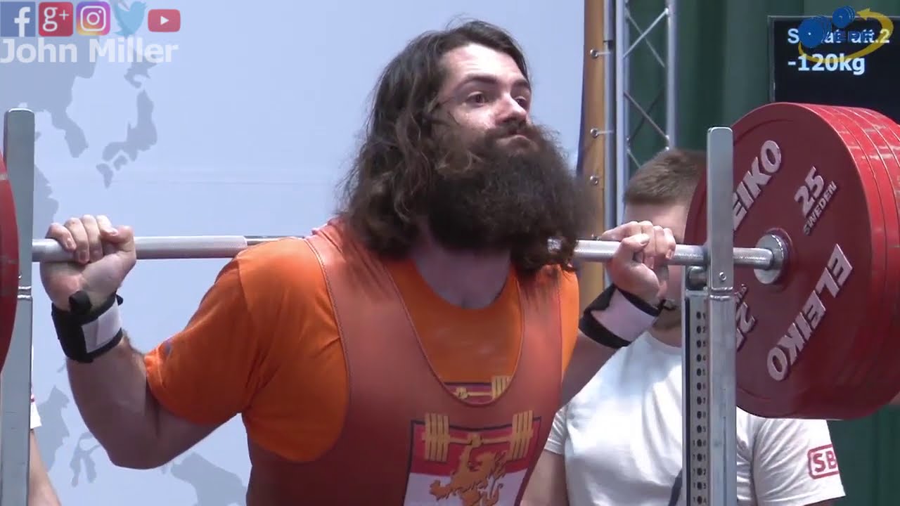 Christophe Rebreyend - 9th Place 800kg Total - 120kg Class 2019 EPF Classic Open